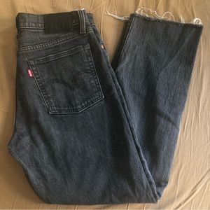 Levi’s wedgie straight size 26 black jeans